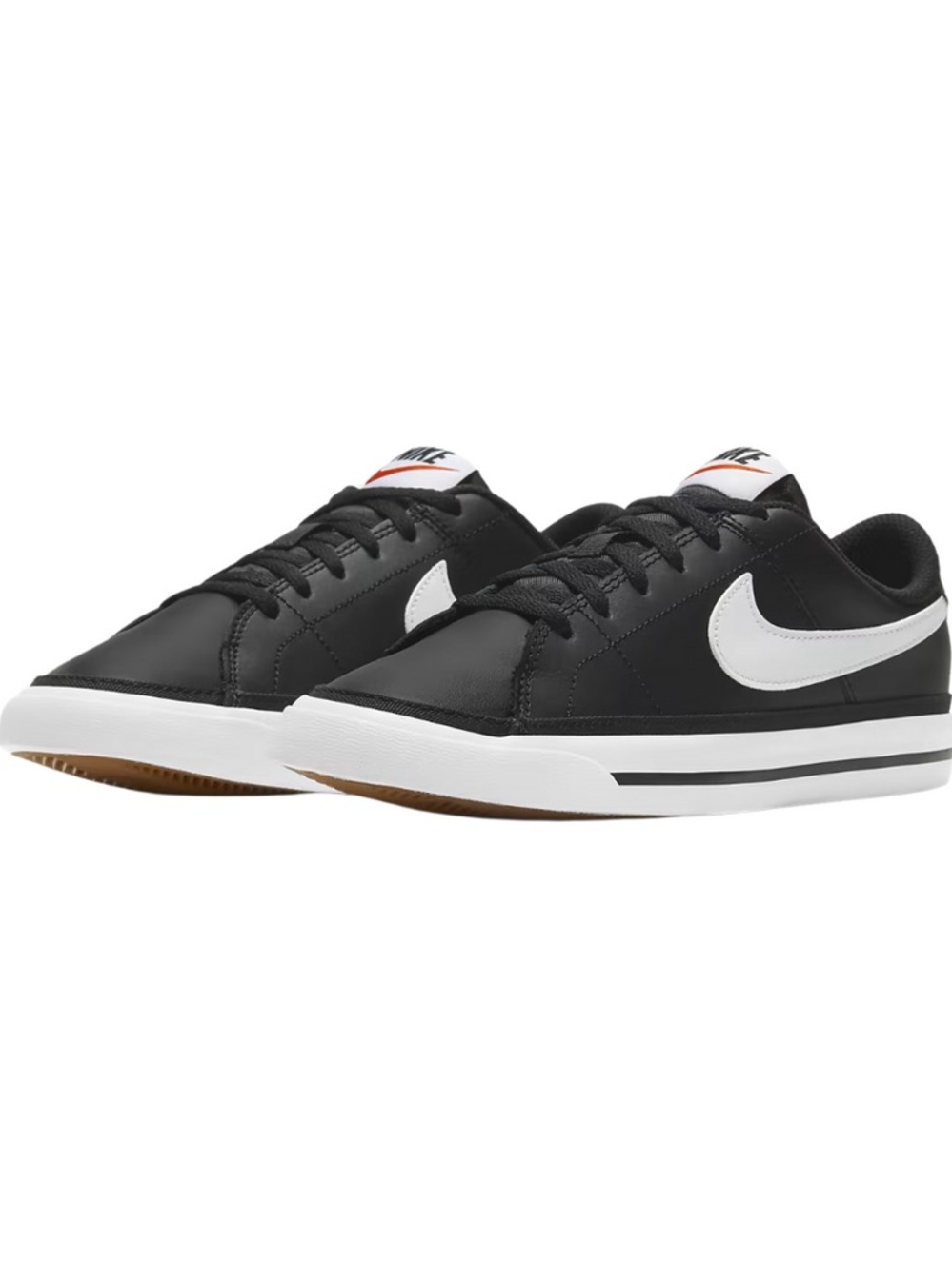 Nike Black/White Court Casual Sneakers